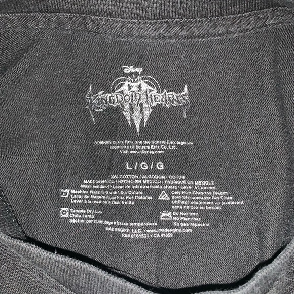 Disney Kingdom Hearts 3 Heartless T Shirt Men Size Large - Picture 4 of 9